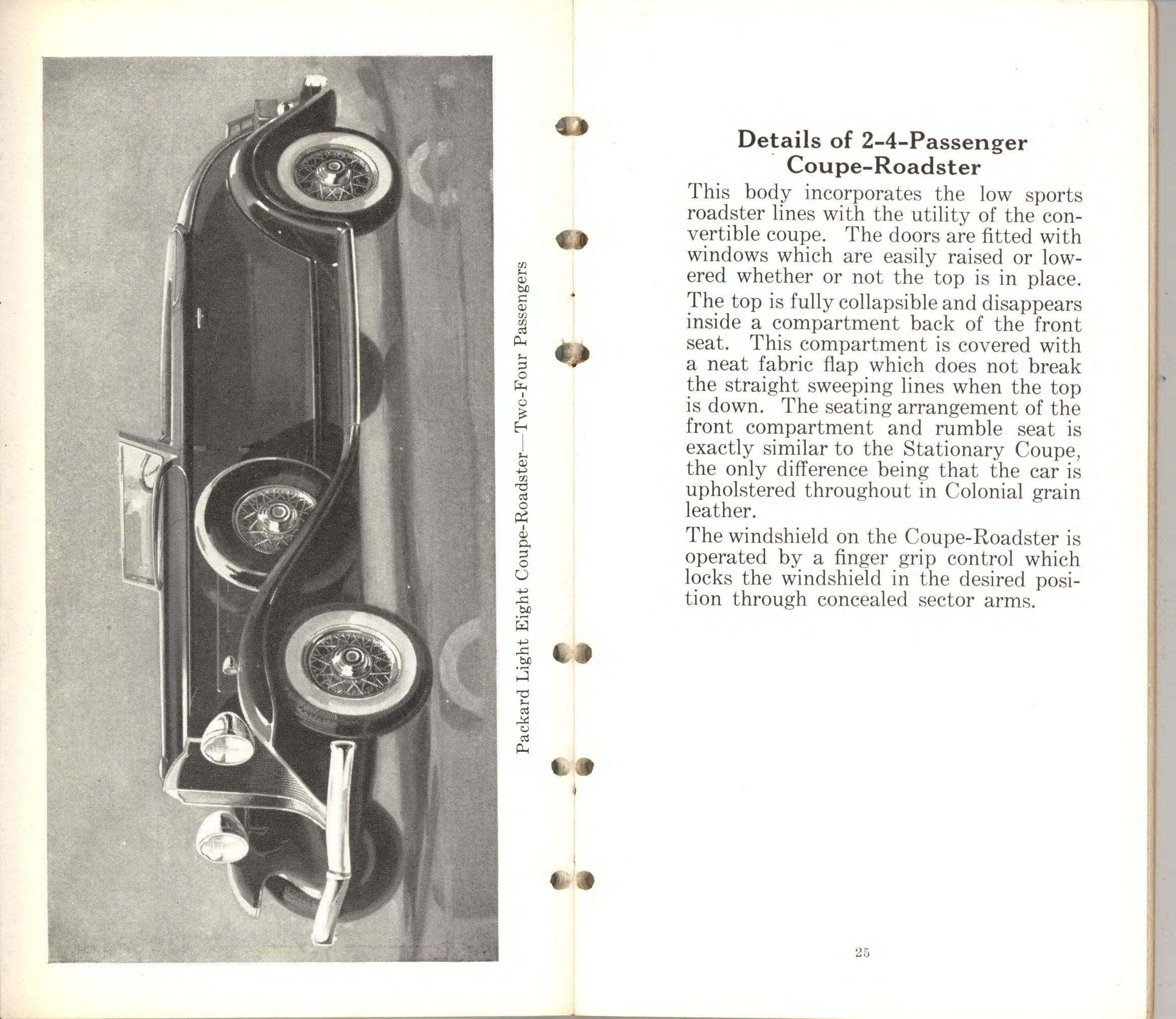 1932 Packard Light Eight Data Book Page 8